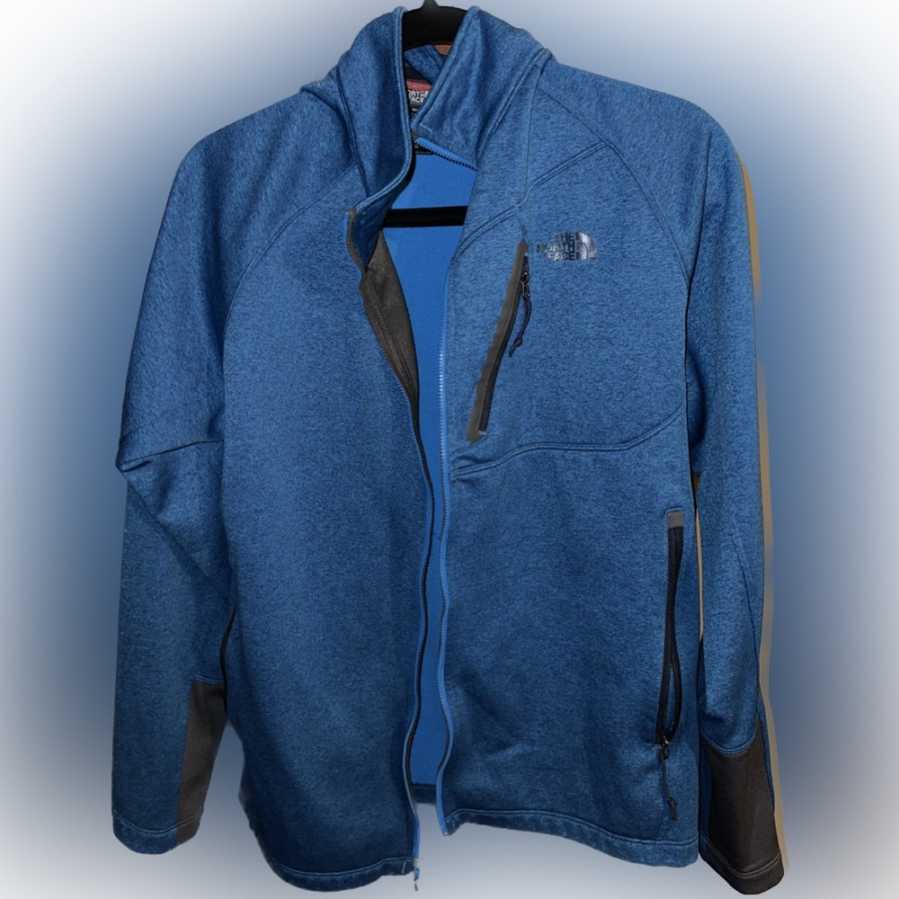Northface Mens Medium Blue Jacket Quarter Zip